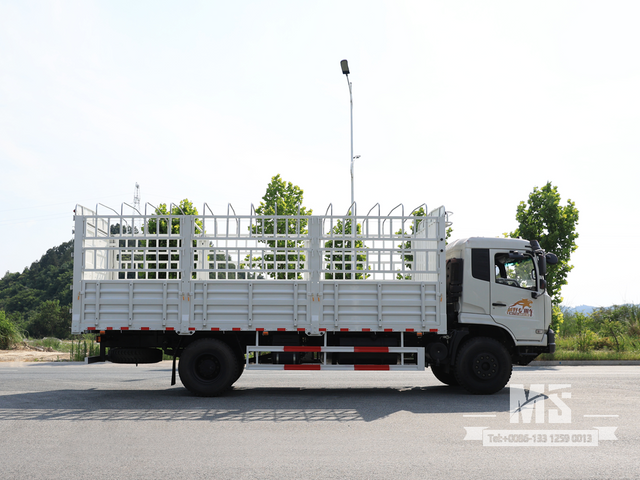 Dongfeng 21 Ton Flat Semi Cab Box-Type Transport CaogoTruck (210 HP) | Caminhões Especiais de Exportação 