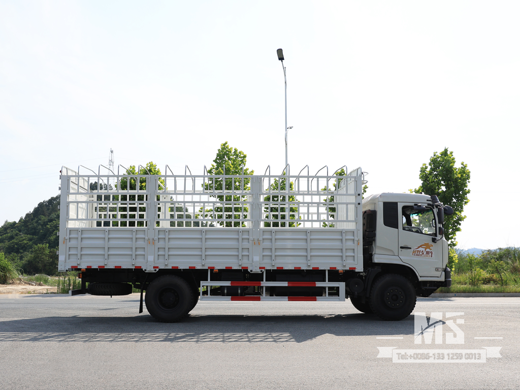 Dongfeng 21 Ton Flat Semi Cab Box-Type Transport CaogoTruck (210 HP) | Caminhões Especiais de Exportação 