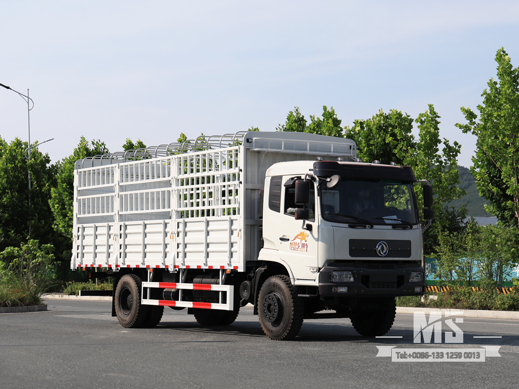 Dongfeng 21 Ton Flat Semi Cab Box-Type Transport CaogoTruck (210 HP) | Caminhões Especiais de Exportação 