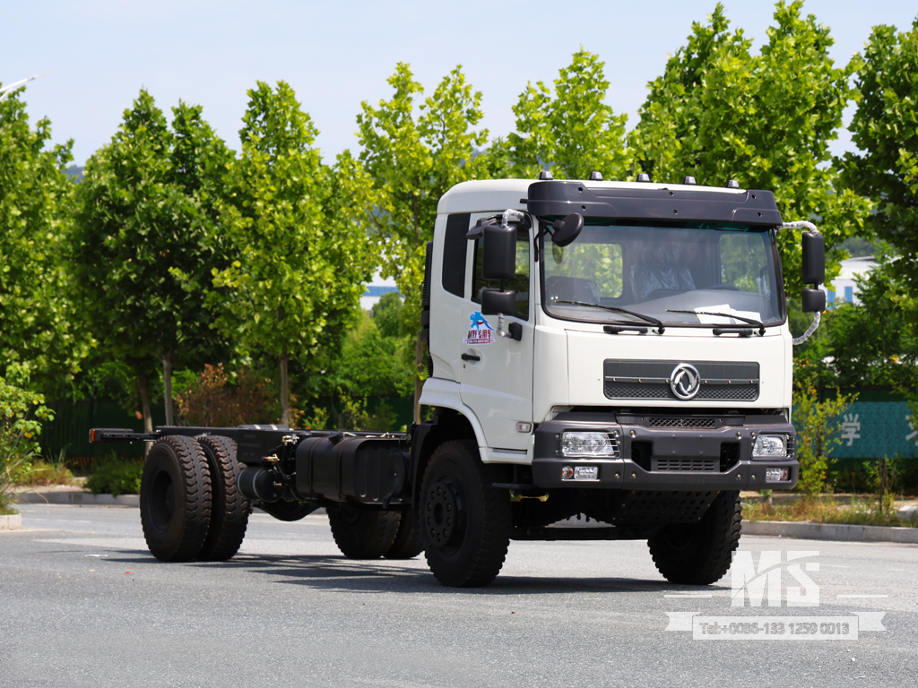Dongfeng 4×2 Chassis_4*2 210hp Versão Estendida Chassis de nariz chato para Venda_ Chassi Especial de Caminhões de Exportação 