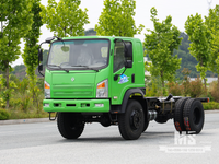 Dongfeng 4×4 Chassis_4*4 170hp Caminhão de cabeça plana Chassi com tração nas quatro rodas para venda_ Chassi especial de caminhões de exportação 