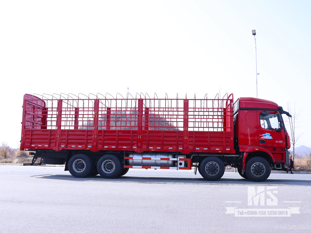 Dongfeng Caminhão de carga com cabine estendida de nariz chato de 31 toneladas (500 HP) | Caminhões Especiais de Exportação 