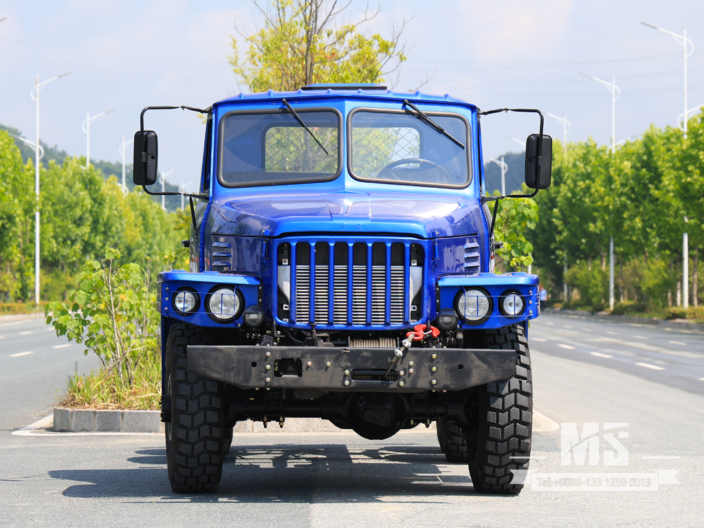 Dongfeng 6×6 EQ2082 Chassis_6*6 170HP Caminhão Convencional Chassi com Tração de Seis Rodas para Venda_ Chassi Especial de Exportação 