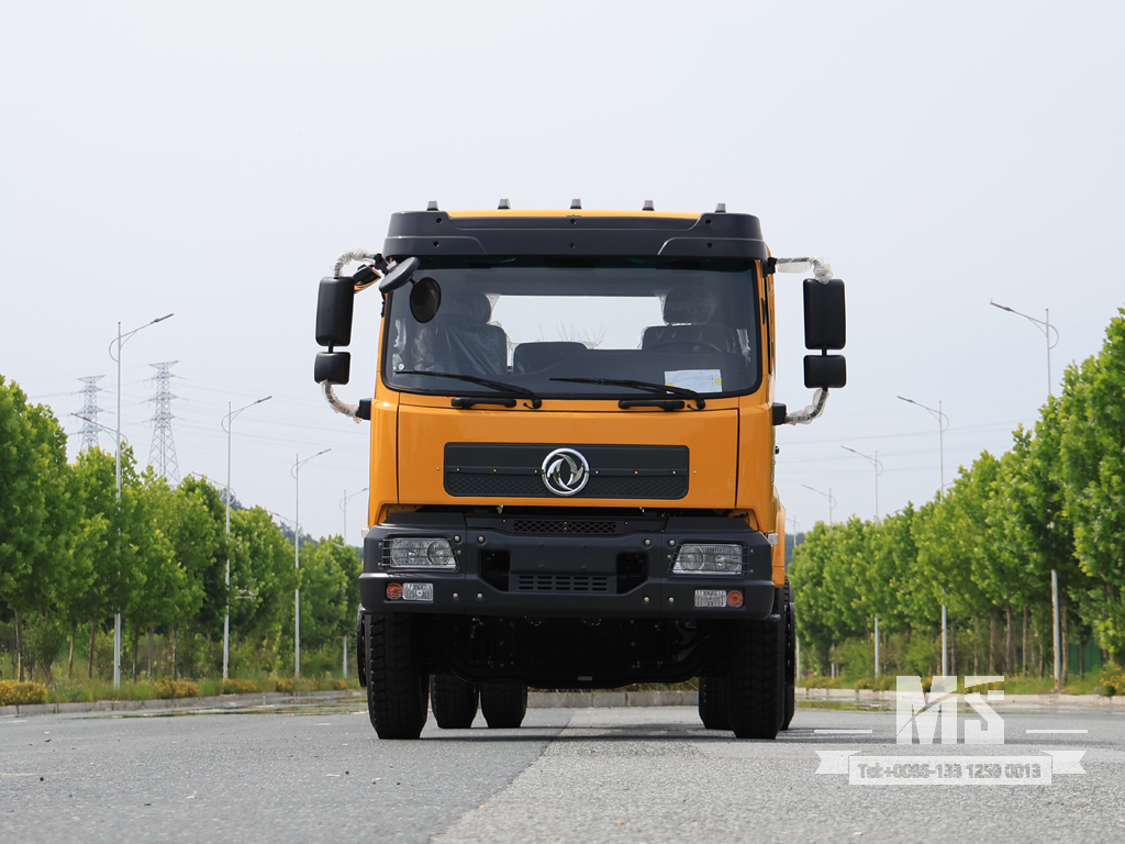 Chassi de caminhão de cabeça chata Dongfeng 4×4_4*4 260hp Chassi de tração nas quatro rodas para caminhão de cabeça chata para venda_ Chassi especial de caminhões de exportação 