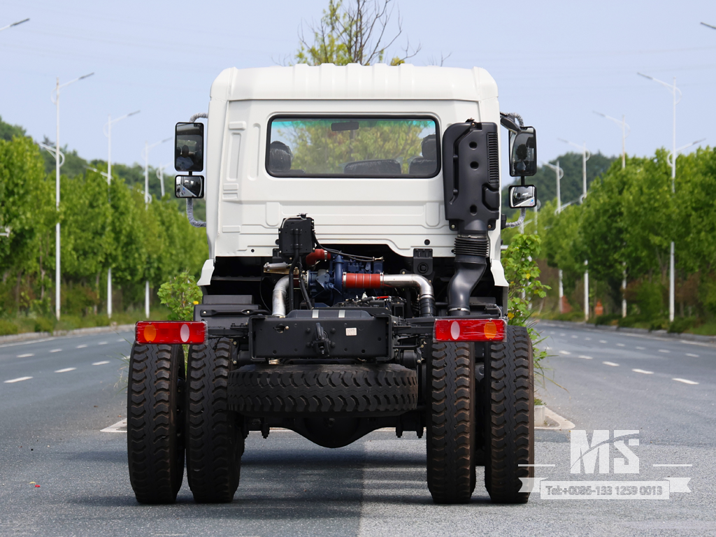 Dongfeng 4×2 Chassis_4*2 210hp Versão Estendida Chassis de nariz chato para Venda_ Chassi Especial de Caminhões de Exportação 