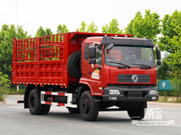 Caminhão basculante Dongfeng 18 Ton Red 4×2 Grid Stake (210 HP) | Caminhões Especiais de Exportação