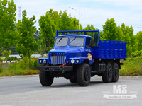 Caminhão de carga Dongfeng de 10 toneladas com tração de seis rodas somente para exportação equipado com motor de 190 HP