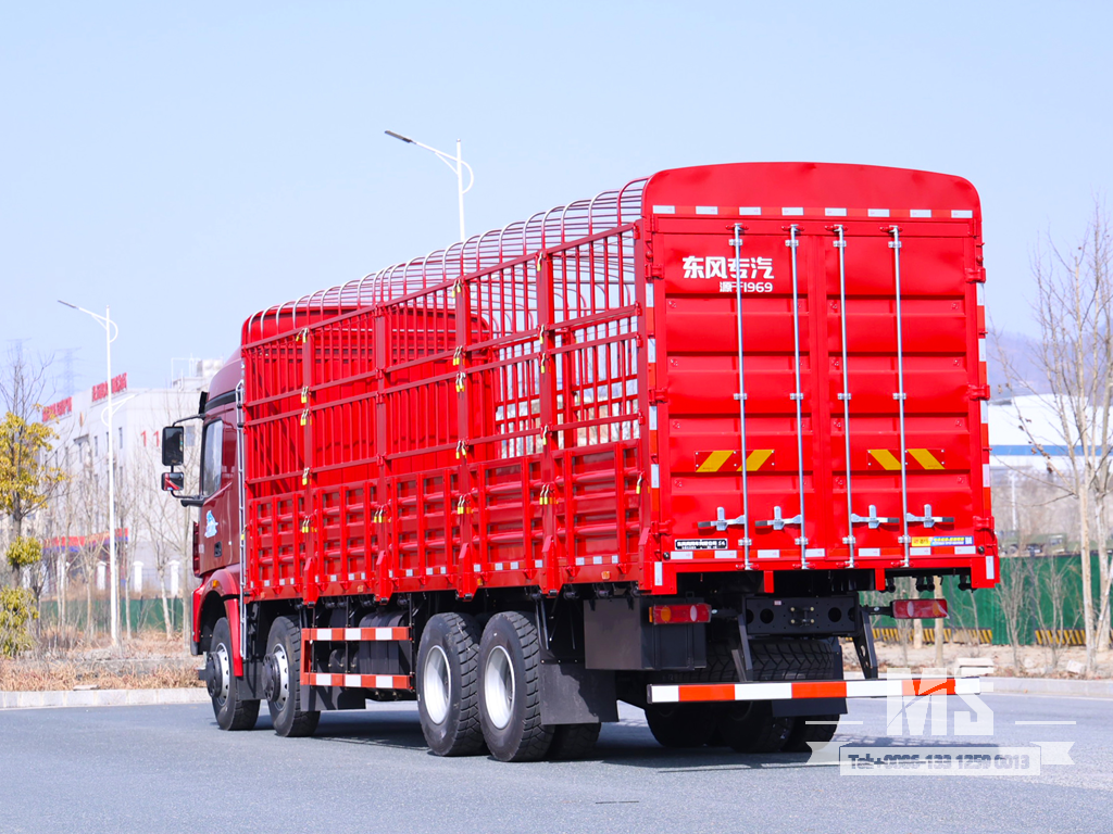 Dongfeng Caminhão de carga com cabine estendida de nariz chato de 31 toneladas (500 HP) | Caminhões Especiais de Exportação 