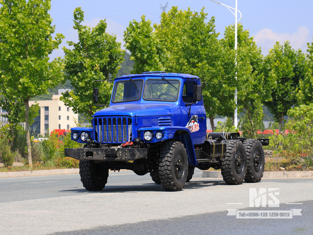 Dongfeng 6×6 EQ2082 Chassis_6*6 170HP Caminhão Convencional Chassi com Tração de Seis Rodas para Venda_ Chassi Especial de Exportação 
