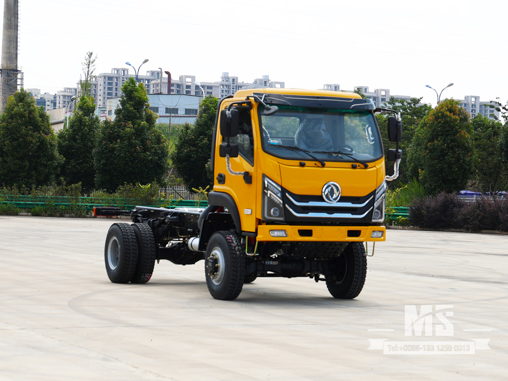 Chassi off-road de caminhão leve 4X4 Flathead 4WD, chassi de fábrica para reequipamento de veículo especial