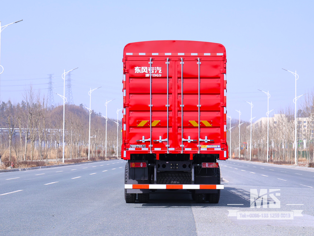 Dongfeng Caminhão de carga com cabine estendida de nariz chato de 31 toneladas (500 HP) | Caminhões Especiais de Exportação 