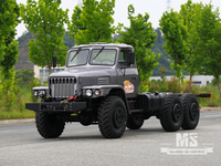 Chassi Dongfeng 6 × 6 EQ2100_6 × 6 Caminhão off-road com chassi de cabine com pára-brisa dianteiro de painel duplo para venda_ Chassi especial de exportação 