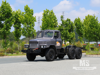 Dongfeng 6×6 Cinza Prateado EQ2082 Chassis_6*6 170HP Caminhão Convencional Chassi com Tração de Seis Rodas para Venda_ Chassi Especial de Exportação 