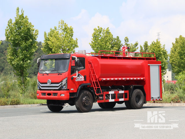 Caminhão de bombeiros com tanque de água 4 × 4 7m³ para combate a incêndio de emergência e abastecimento de água | EQ5160TYHGP6D1