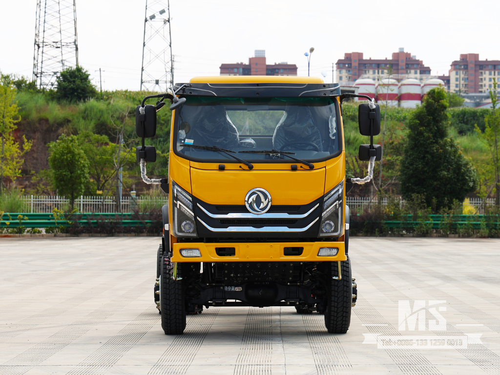 Chassi off-road de caminhão leve 4X4 Flathead 4WD, chassi de fábrica para reequipamento de veículo especial