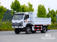Caminhão basculante leve off-road de 12 toneladas com tração nas quatro rodas Dongfeng para montanhas e canteiros de obras | Caminhões Especiais de Exportação 