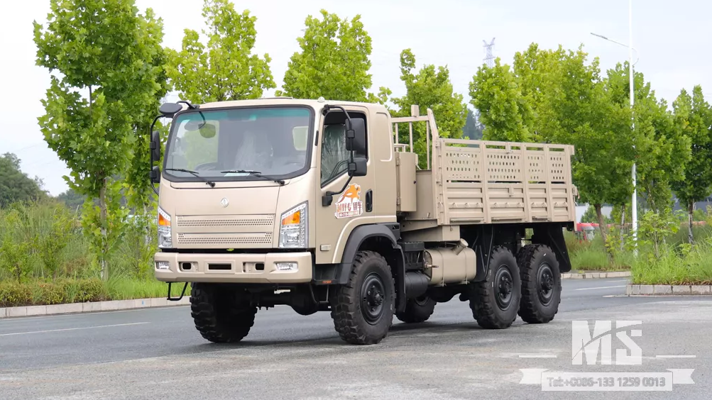 Novo caminhão de carga off-road 6×6 Euro‑III lançado para mercados internacionais