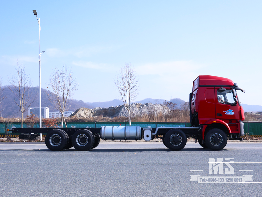 Chassi de caminhão com carroceria Dongfeng 8×4_8*4 500HP Chassi de caminhão para venda_ Chassi especial de exportação 