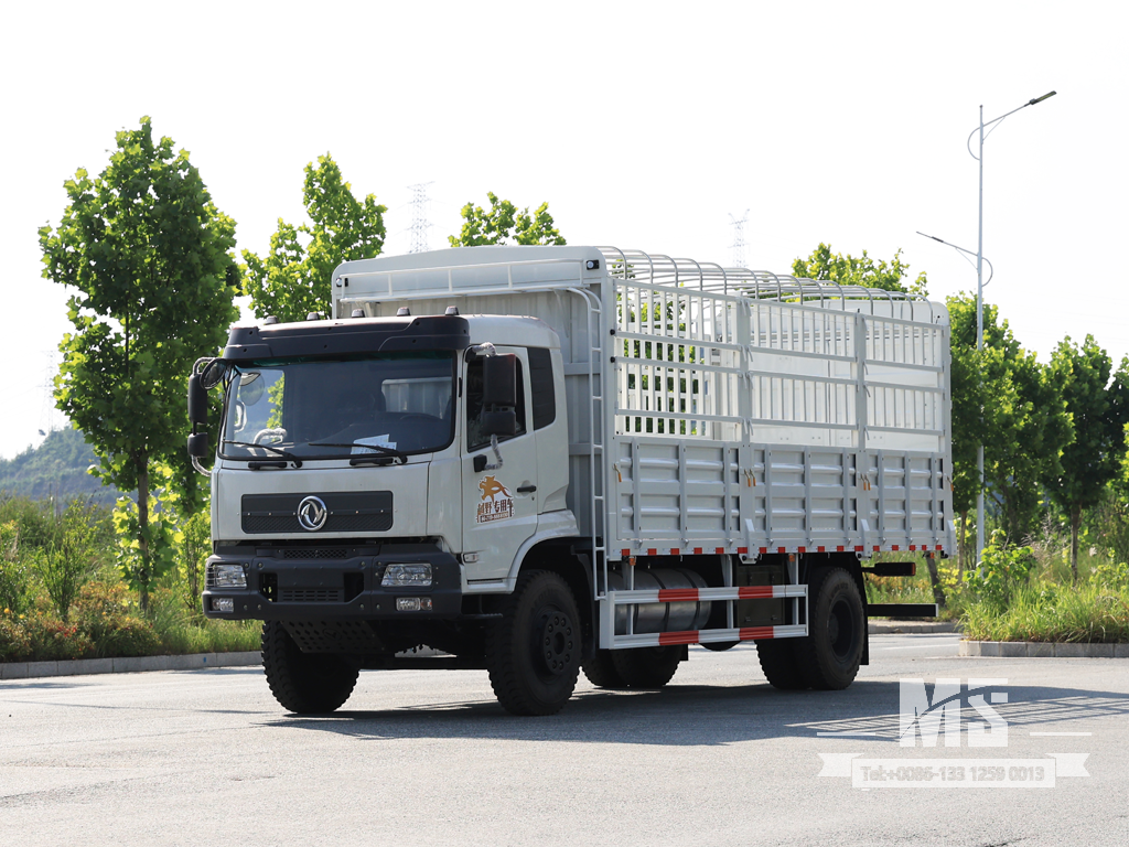 Dongfeng 21 Ton Flat Semi Cab Box-Type Transport CaogoTruck (210 HP) | Caminhões Especiais de Exportação 