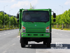 Dongfeng 10 Ton Four-wheel-drive Flat-nose Light Green Dump Truck (170 HP) | Special Export Trucks 